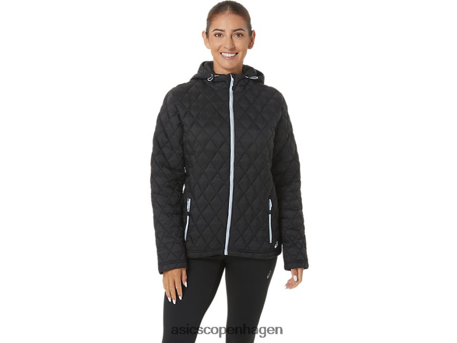 Asics ydeevne isoleret jakke ydeevne sort/blød himmel Z206F62721