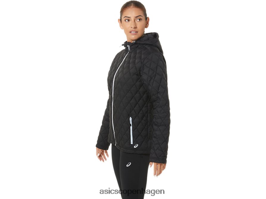 Asics ydeevne isoleret jakke ydeevne sort/blød himmel Z206F62721