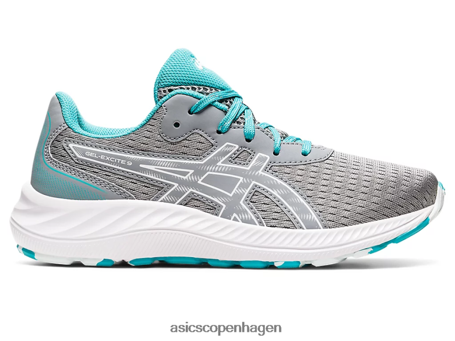 Asics gel-excite 9 klasse skole pladesten/hvid Z206F64385