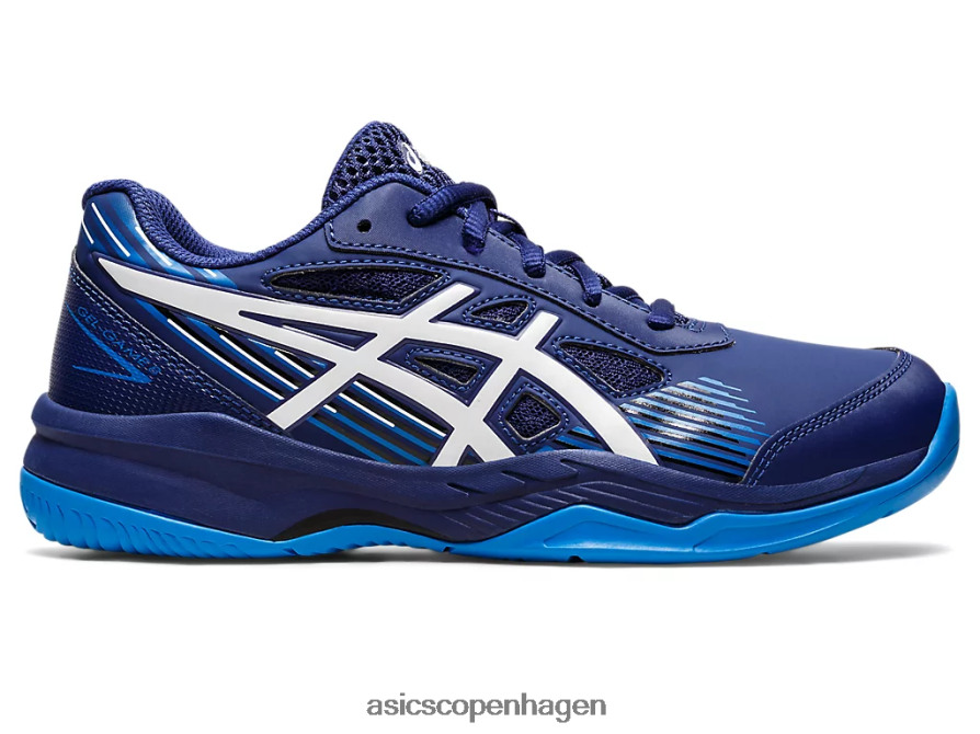 Asics gel-game 8 klasse skole dykke blå/hvid Z206F64435