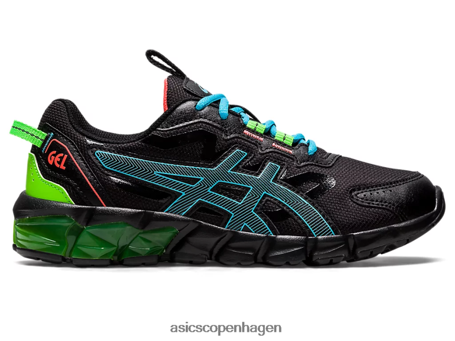 Asics gel-quantum 90 3 klasse skole sort/akvarie Z206F64373