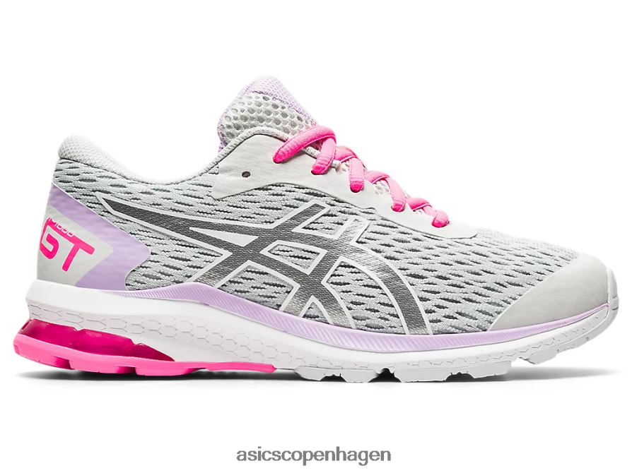 Asics gt-1000 9 klasse skole gletsjergrå/rent sølv Z206F64563