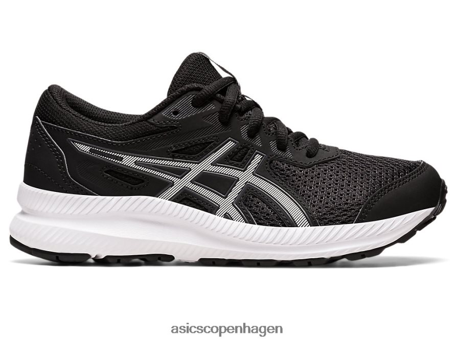 Asics kæmpe 8 klasse skole sort hvid Z206F64395