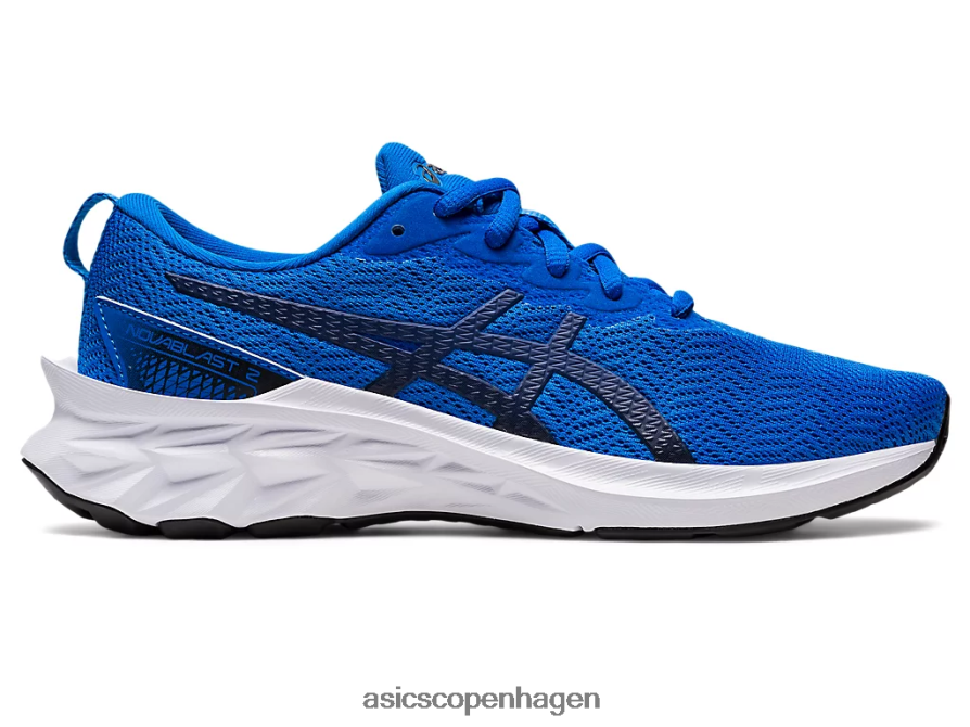 Asics novablast 2 klasse skole elektrisk blå/dybt hav Z206F64433