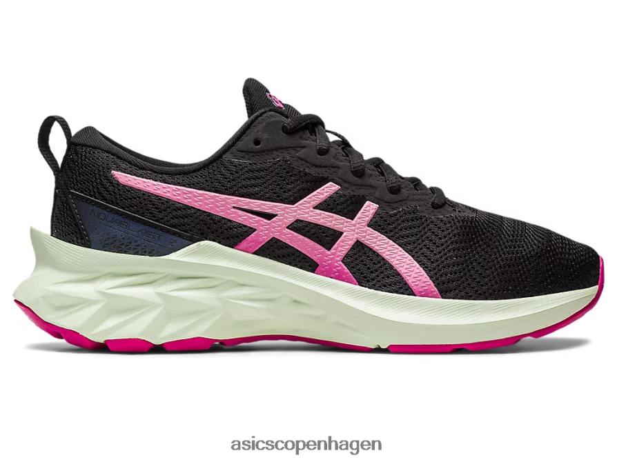 Asics novablast 2 klasse skole sort/frugt punch Z206F64282