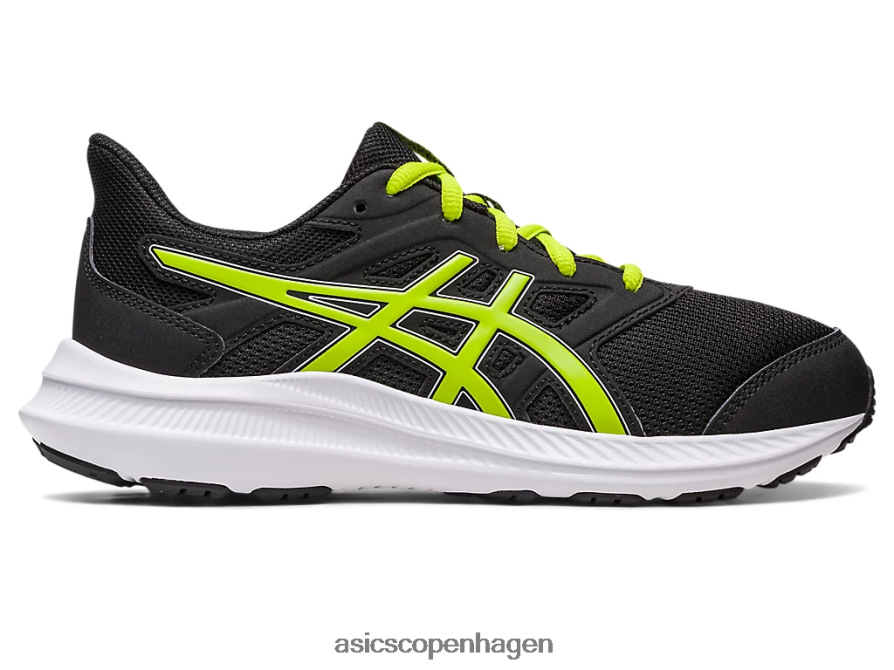 Asics stød 4 klasse skole sort/limeskal Z206F64268