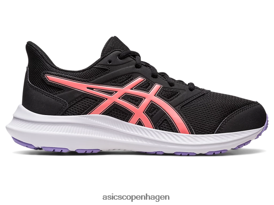 Asics stød 4 klasse skole sort/papaya Z206F64251