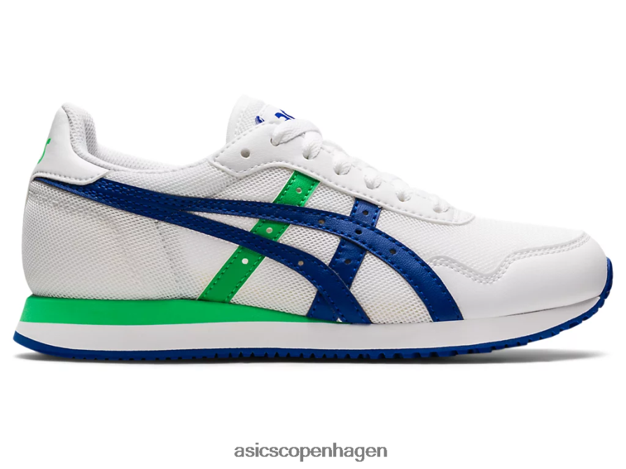 Asics tiger runner folkeskole hvid/monaco blå Z206F64500