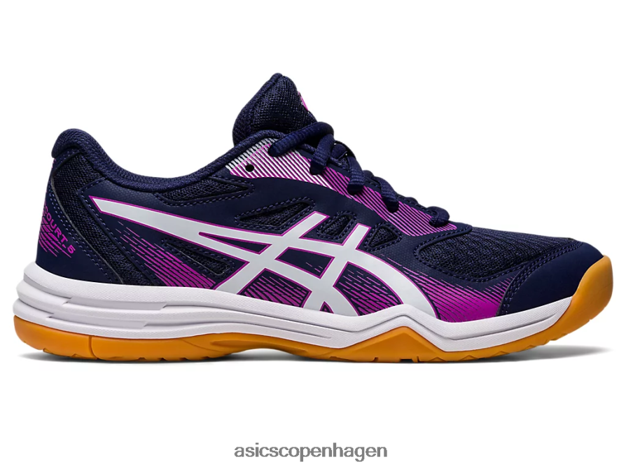 Asics upcourt 5 klasse skole peacoat/orkidé Z206F64266