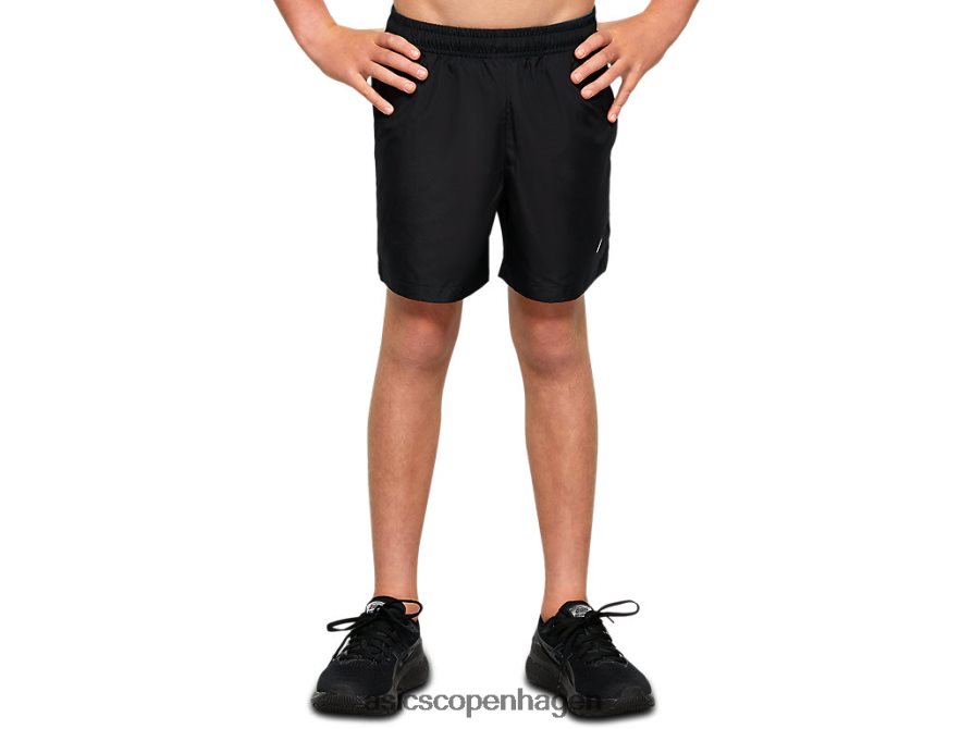 Asics ungdomsvævet sportskort ydeevne sort Z206F64226
