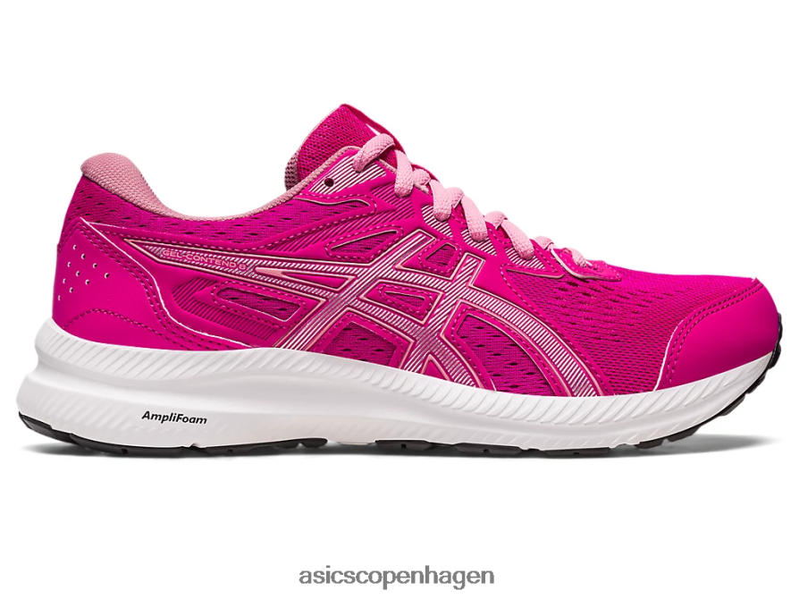 Asics gel-contend 8 pink rave/rent sølv Z206F62424