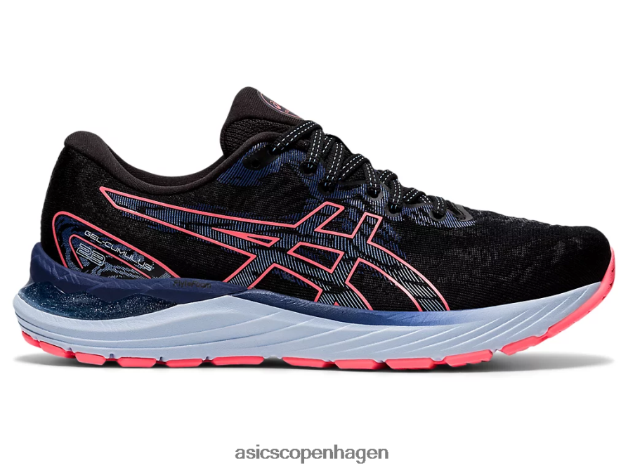 Asics gel-cumulus 23 sort/flammende koral Z206F63886