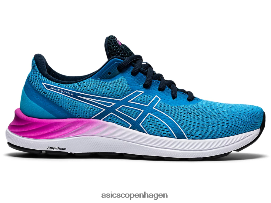 Asics gel-excite 8 digital aqua/hvid Z206F63715