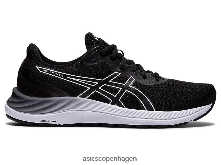 Asics gel-excite 8 sort hvid Z206F63437