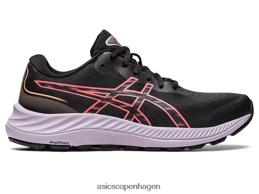 Asics gel-excite 9 sort/papaya Z206F62458