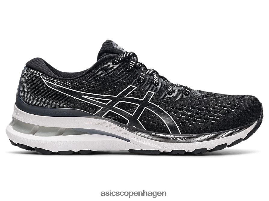 Asics gel-kayano 28 bred sort hvid Z206F63868