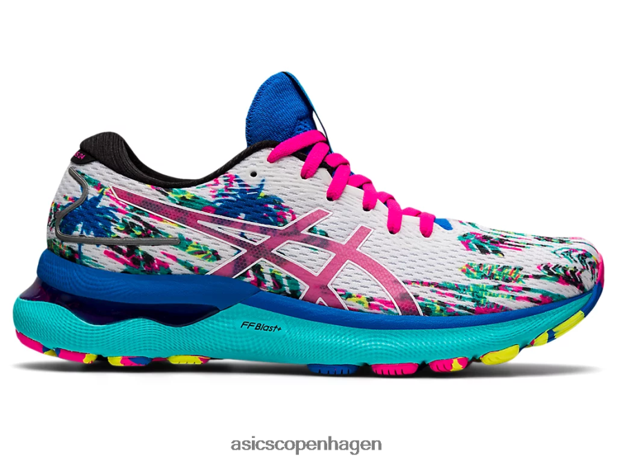 Asics gel-nimbus 24 hvid/pink glo Z206F63226
