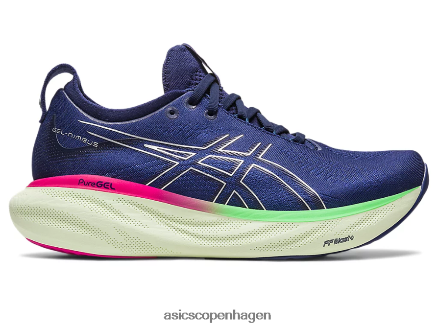 Asics gel-nimbus 25 indigo blå/ren sølv Z206F62373