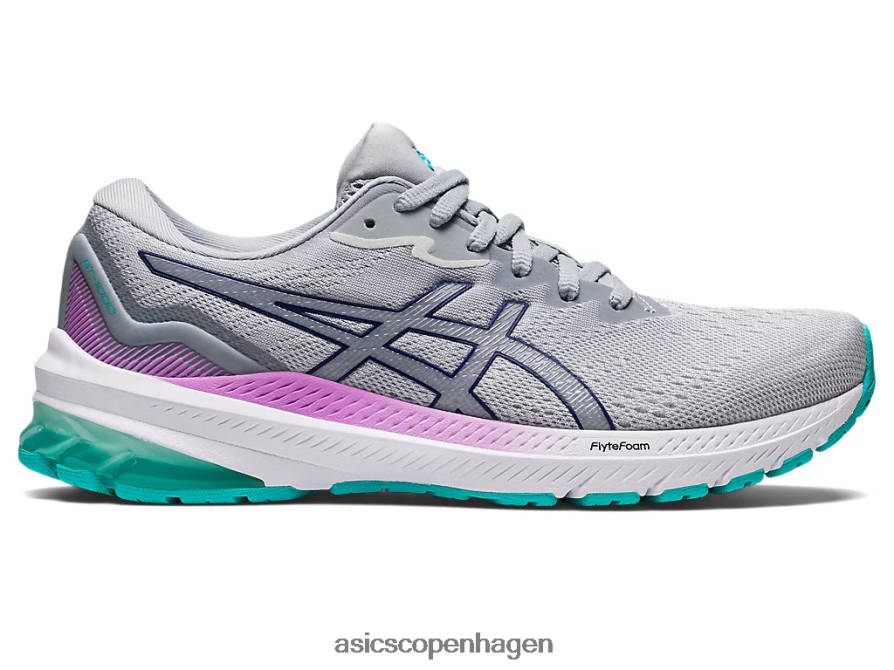 Asics gt-1000 11 gletsjergrå/dykkeblå Z206F62987