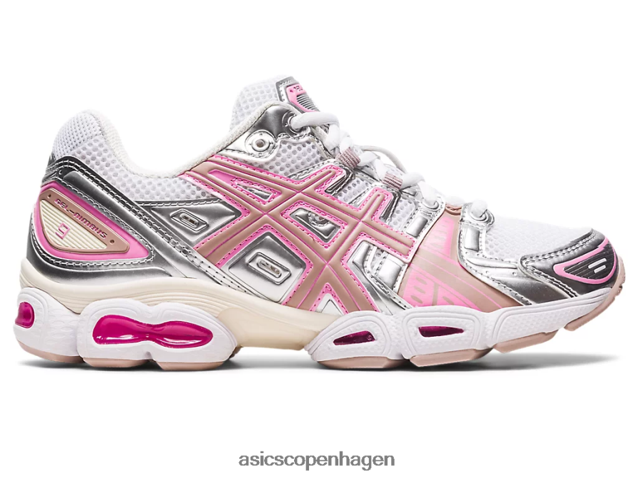 Asics gel-nimbus 9 hvid/ren sølv Z206F62255