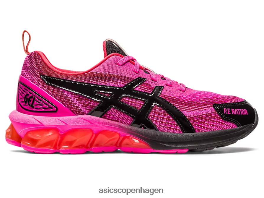 Asics p.e nation x gel-quantum 180 vii pink glo/sort Z206F62382