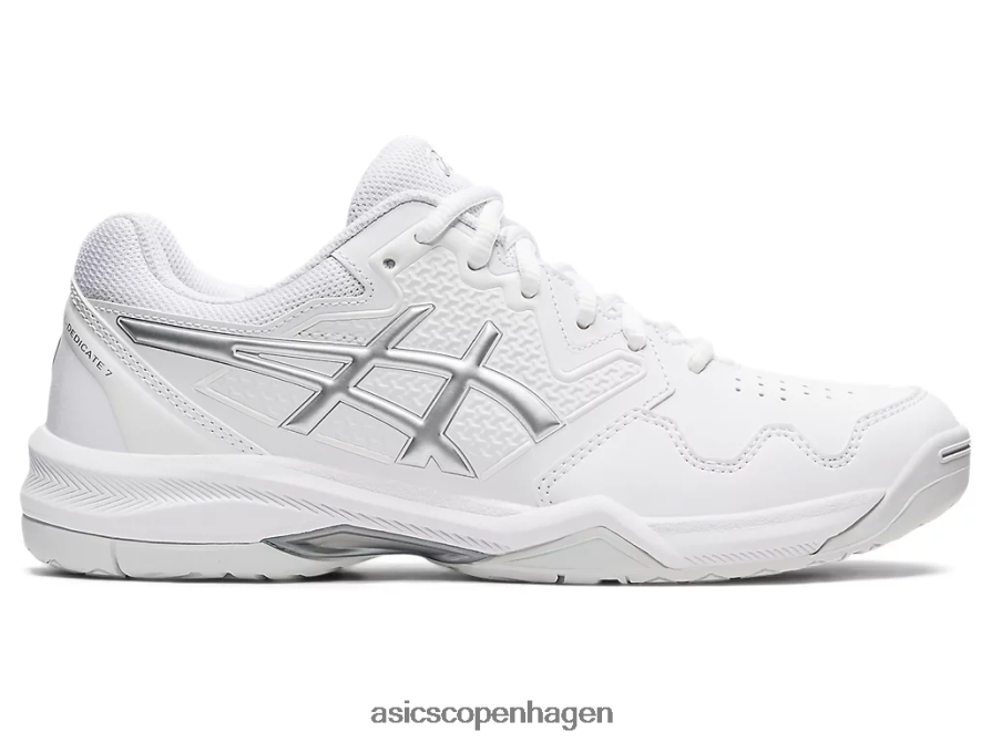 Asics gel-dedikeret 7 hvid/ren sølv Z206F63768