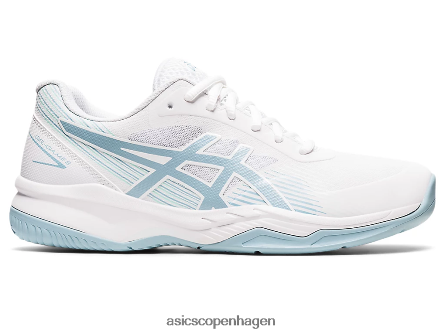 Asics gel-spil 8 hvid/røgblå Z206F63192