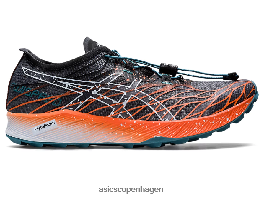 Asics fujispeed sort/nova orange Z206F62906