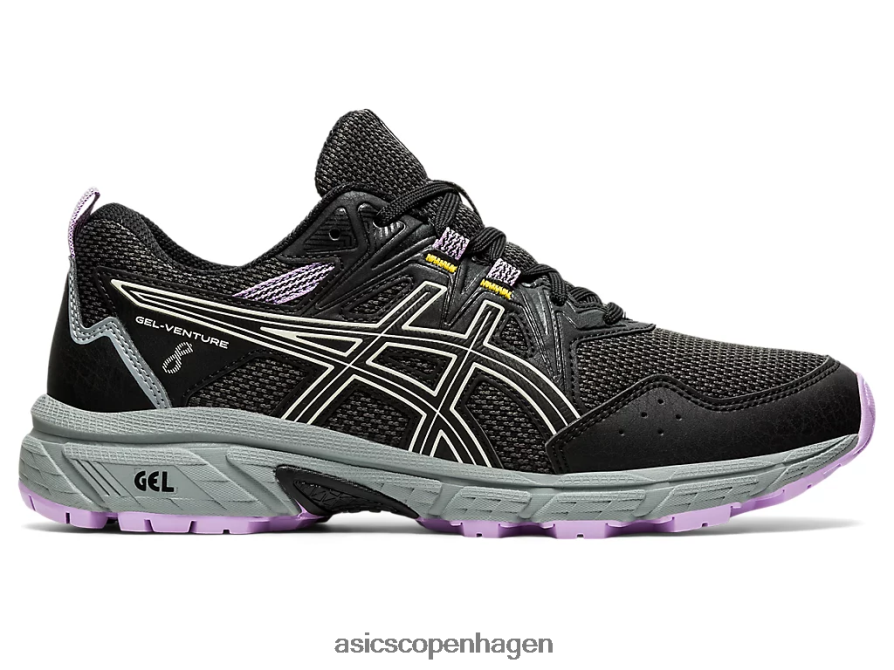 Asics gel-venture 8 sort/elfenben Z206F63443
