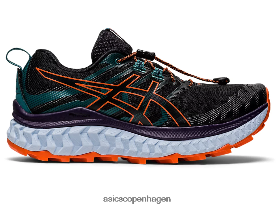 Asics trabuco max sort/nova orange Z206F62882