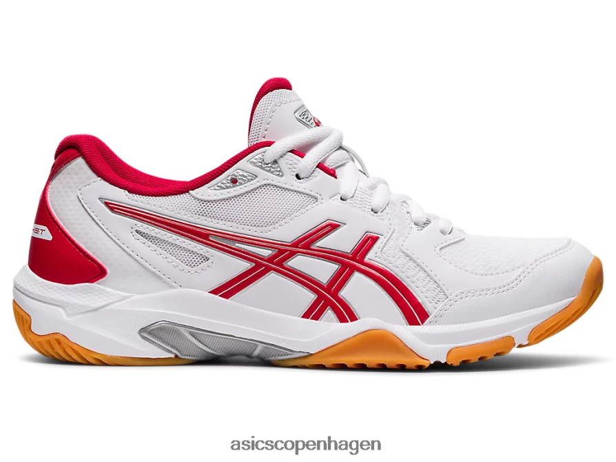 Asics gel-raket 10 hvid/klassisk rød Z206F63945