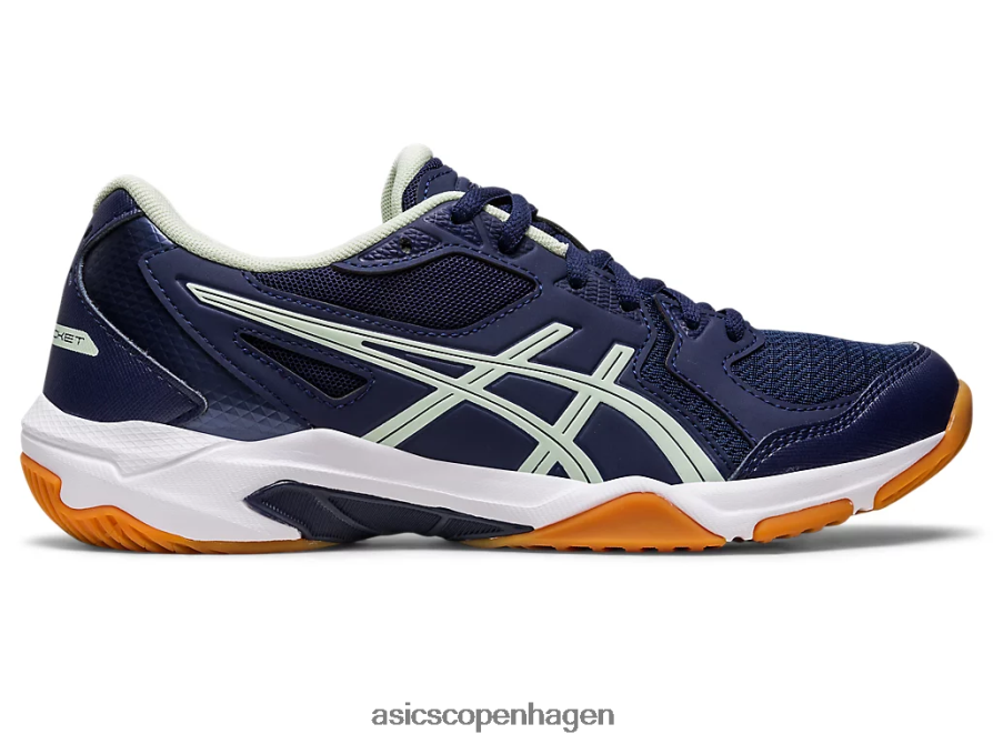 Asics gel-raket 10 peacoat/hviskegrøn Z206F62540