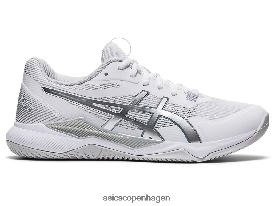 Asics gel-taktik hvid/ren sølv Z206F63567