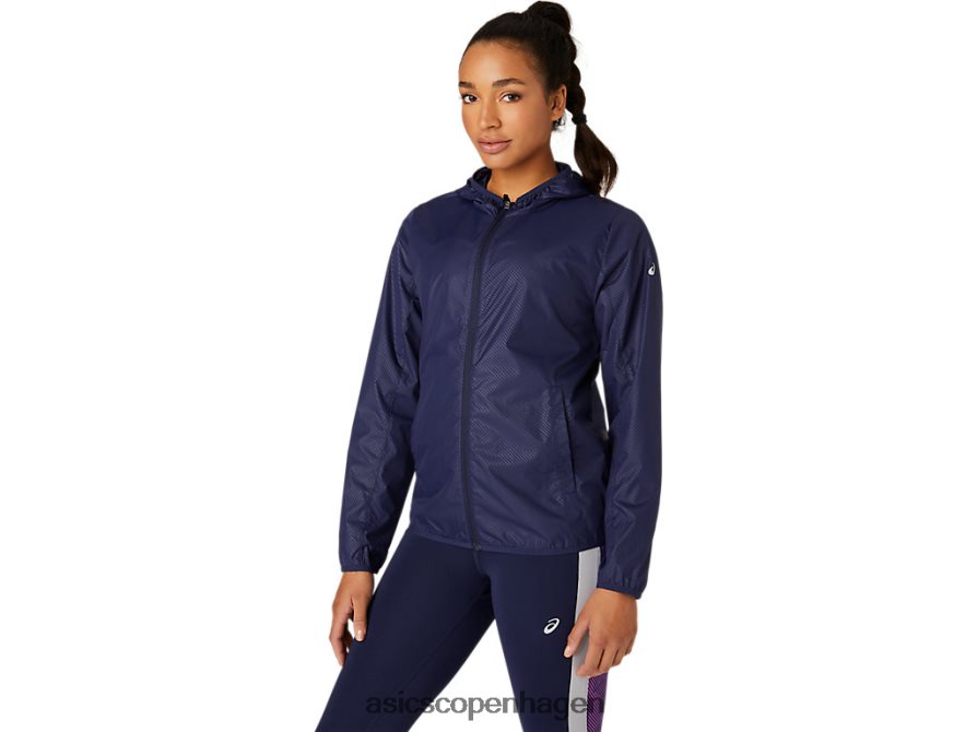 Asics pakbar jakke peacoat prægning Z206F64101