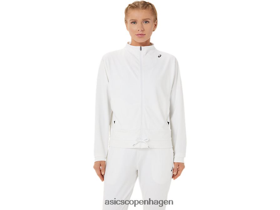 Asics tennis jakke strålende hvid/sort Z206F63286