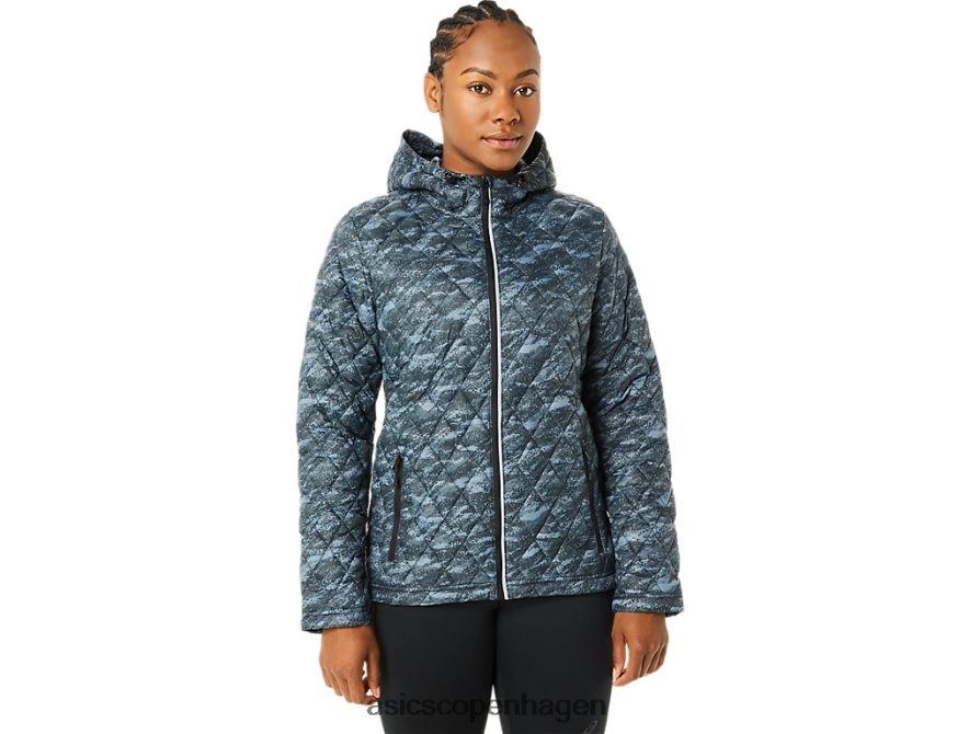 Asics ydeevne isoleret jakke metropolis/bright lights print Z206F63698