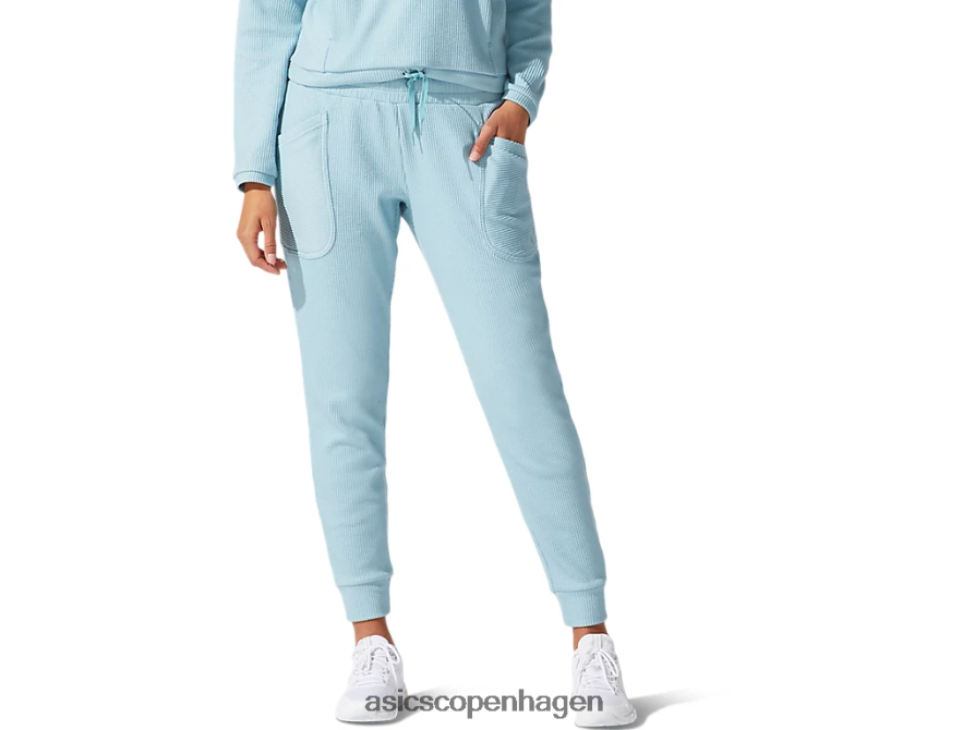 Asics blød stretch sweatbuks røg blå Z206F64070