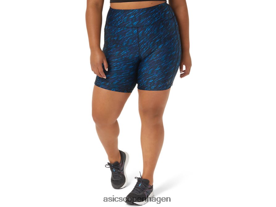 Asics pr lyte 5in run short med lommer natskygge/lake drive print Z206F63299