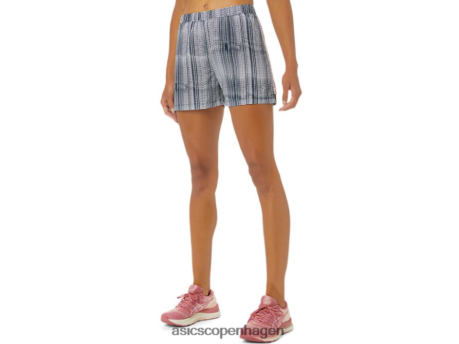 Asics ready-set 3 i grafikkort fransk blå print/knap rosenrød Z206F63474