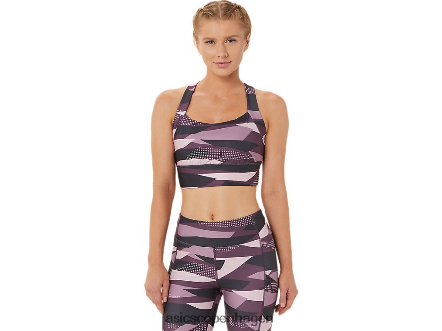 Asics ny stærk bh med 92 print knap rosentryk Z206F63337