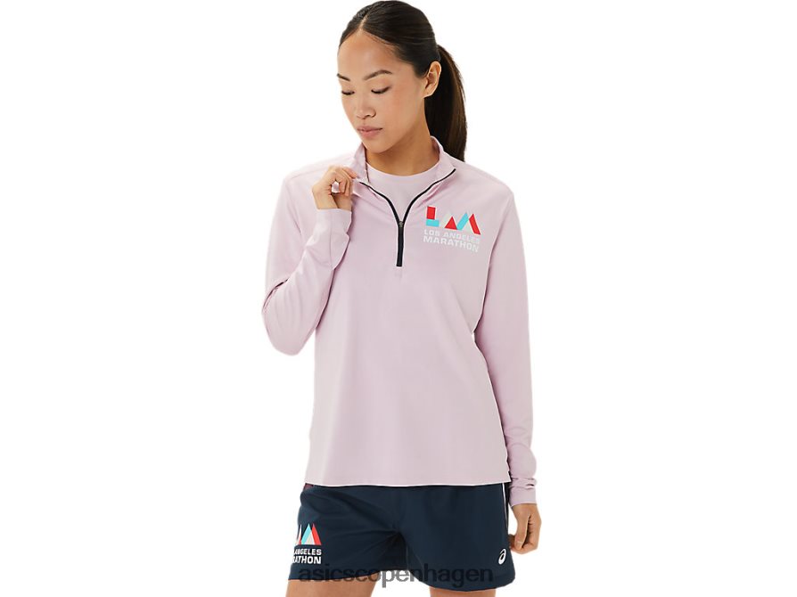 Asics færdigsæt halv lynlås lam knapt rose/fransk blå Z206F63316