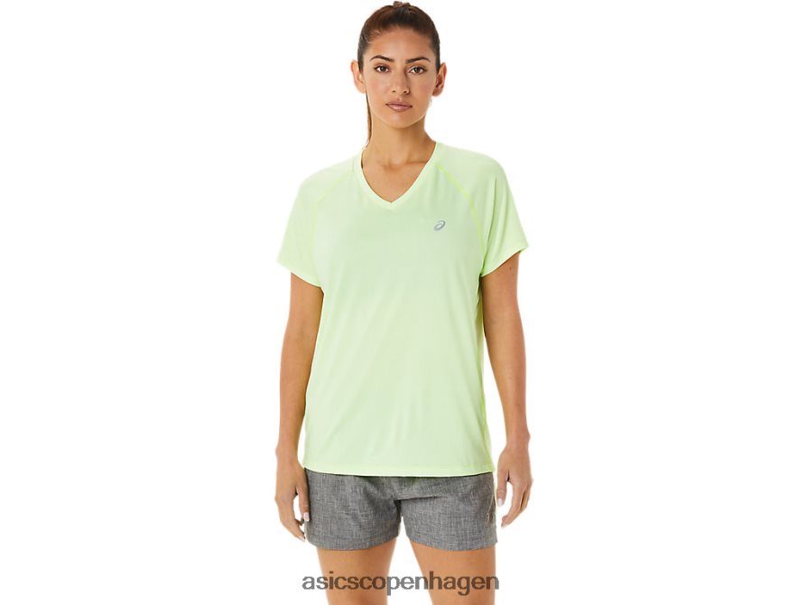 Asics færdigsæt lyte v-hals belyse gul lyng Z206F63396