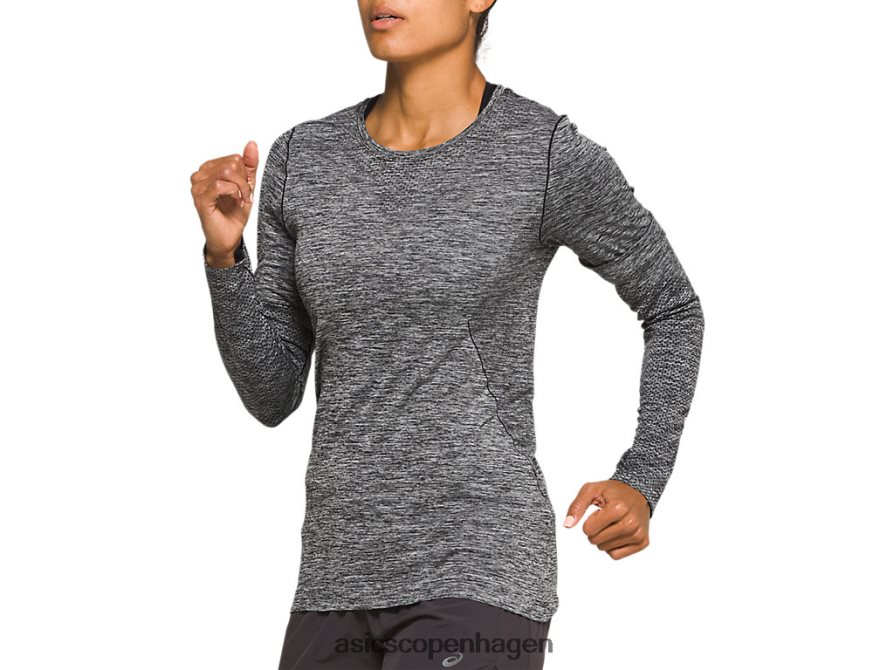 Asics race sømløse lange ærmer ydeevne sort Z206F64127