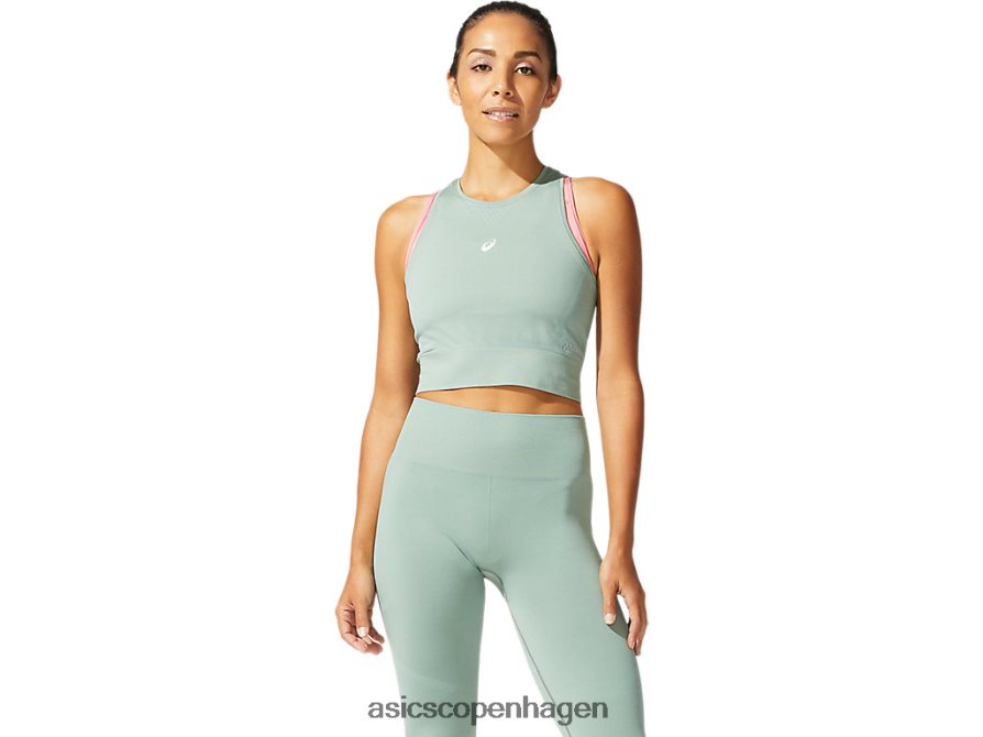 Asics sømløs top skifergrå Z206F63974