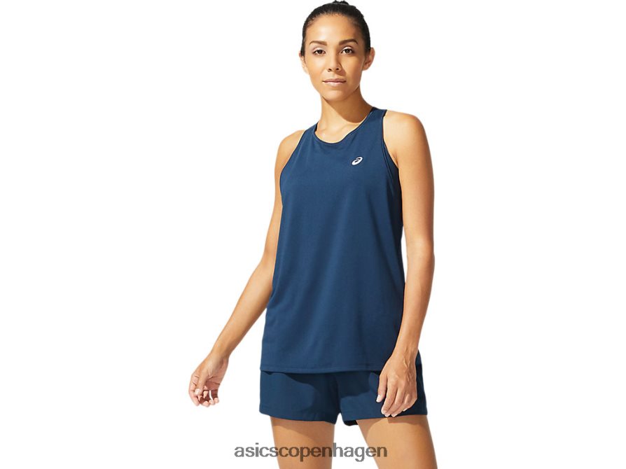 Asics race ærmeløs fransk blå Z206F64078