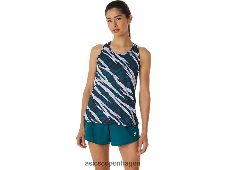 Asics vild camo tank natskygge/fløjlsfyr Z206F63027