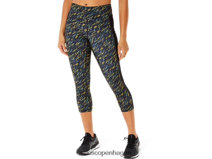 Asics kate lomme capri natskygge/salvie print Z206F63400