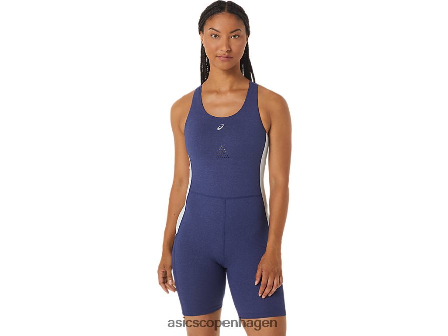 Asics nagino køre unitard indigo blå lyng/himmel Z206F62246