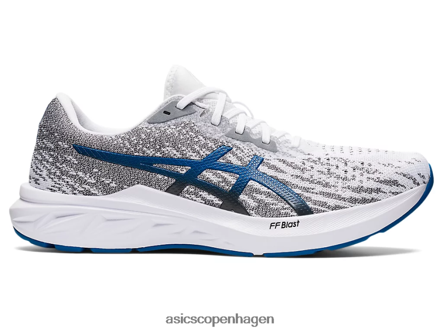 Asics dynablast 2 hvid/søkørsel Z206F61479
