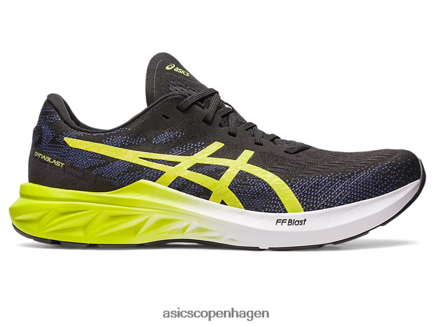 Asics dynablast 3 sort/limeskal Z206F6264